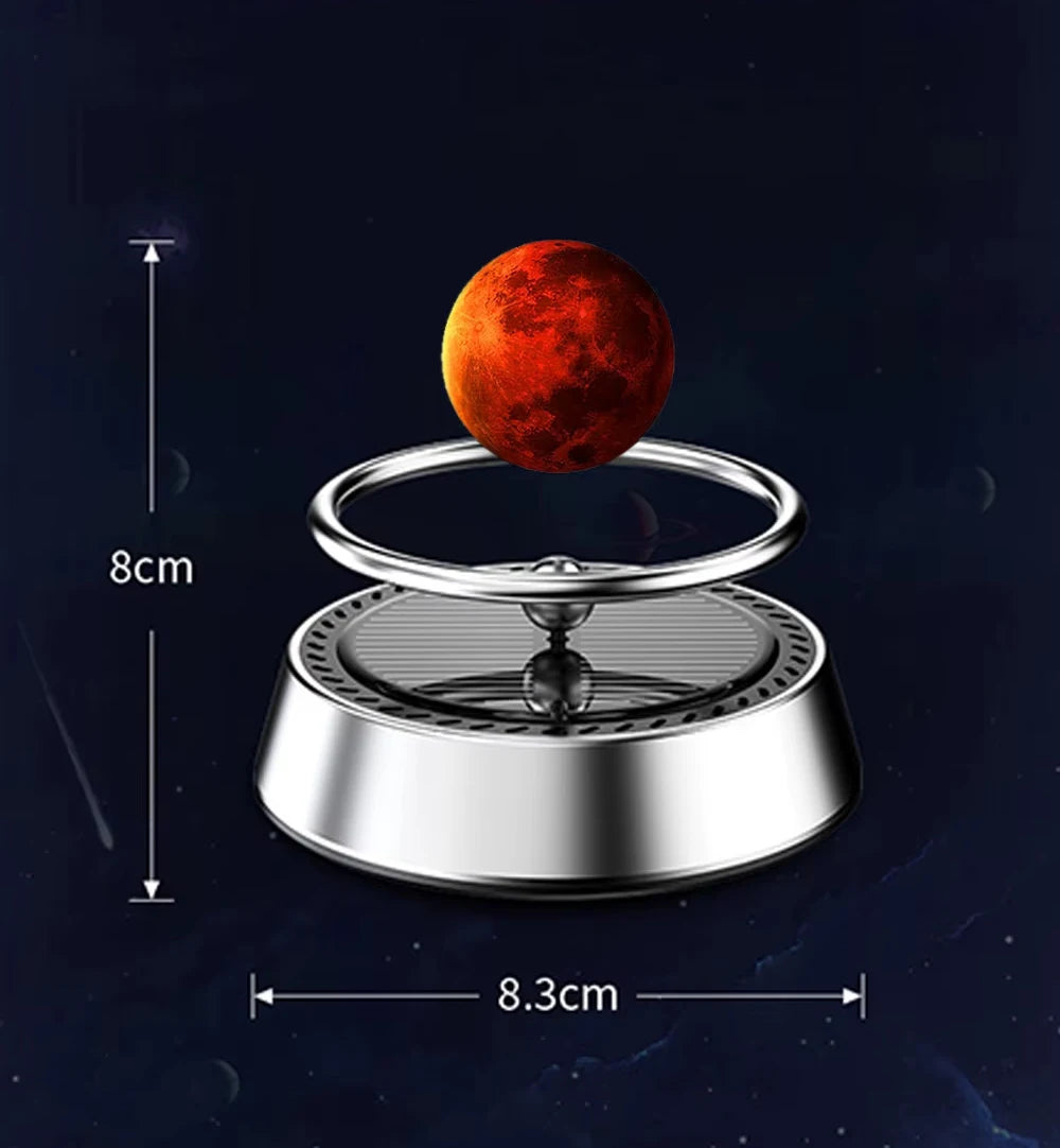 Mars Themed Creative Ornament Car & Desktop Decor Rotating Planet Model