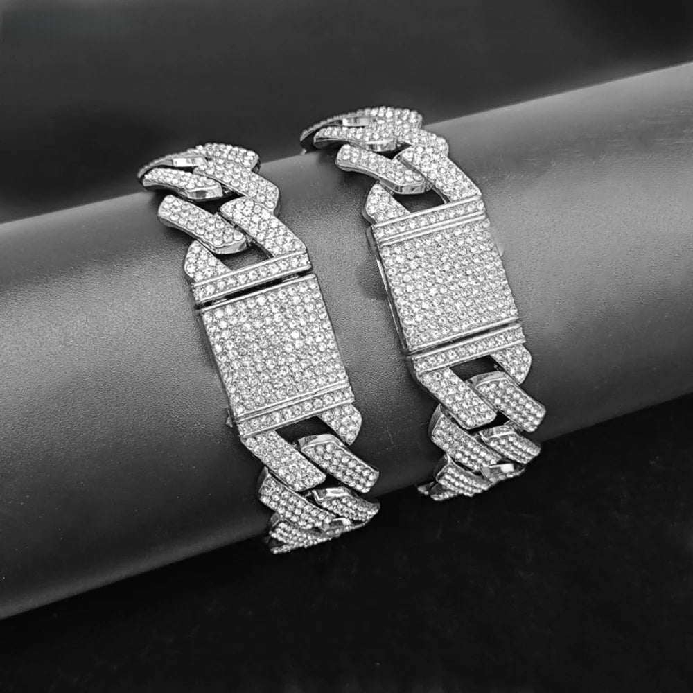 Mens jewelry Micro Pave Cuban Link Chain Heavy