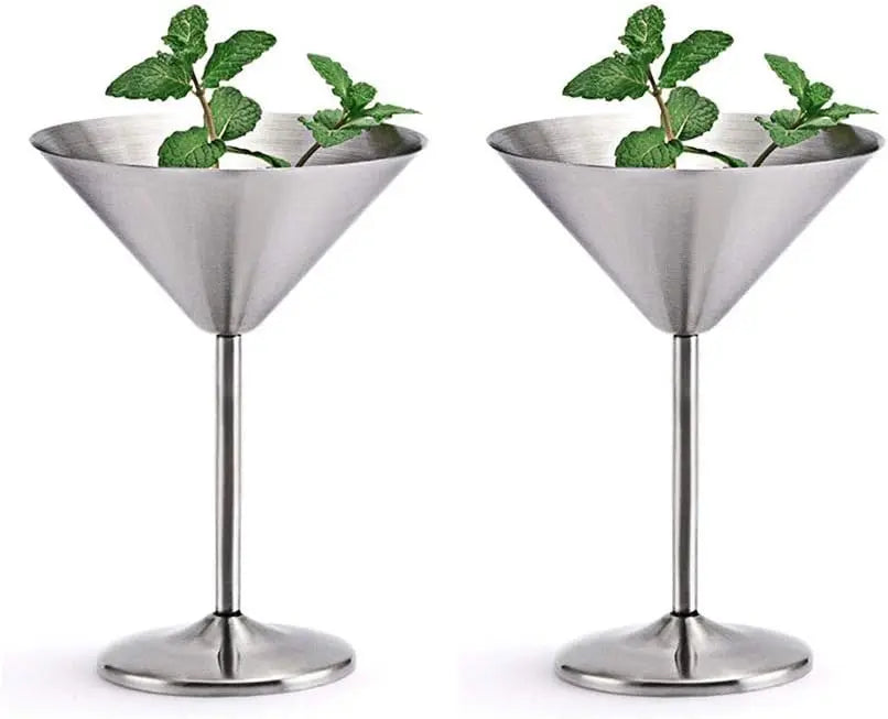 Premium Stainless Steel Rose Gold Martini Glasses
