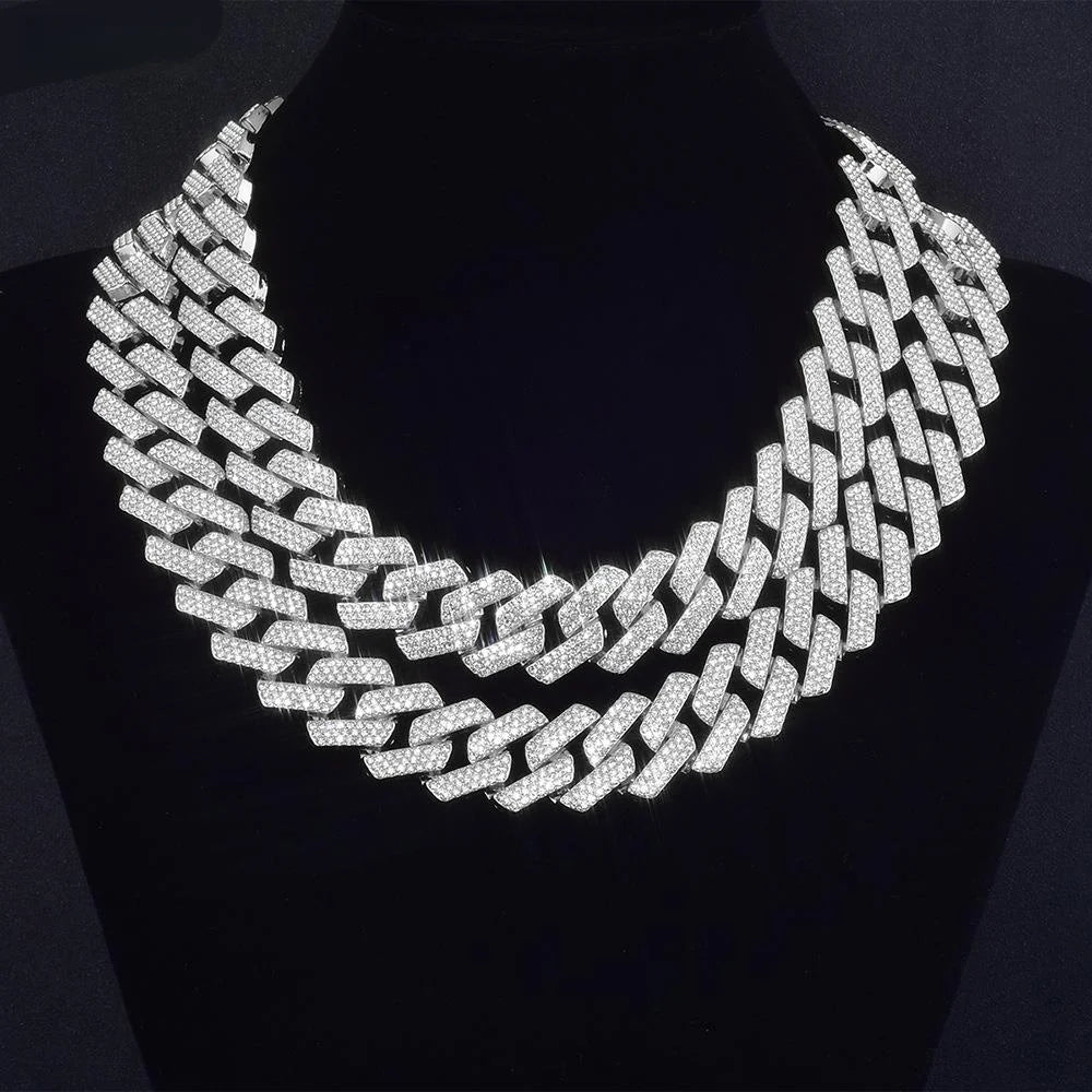 Mens jewelry Micro Pave Cuban Link Chain Heavy