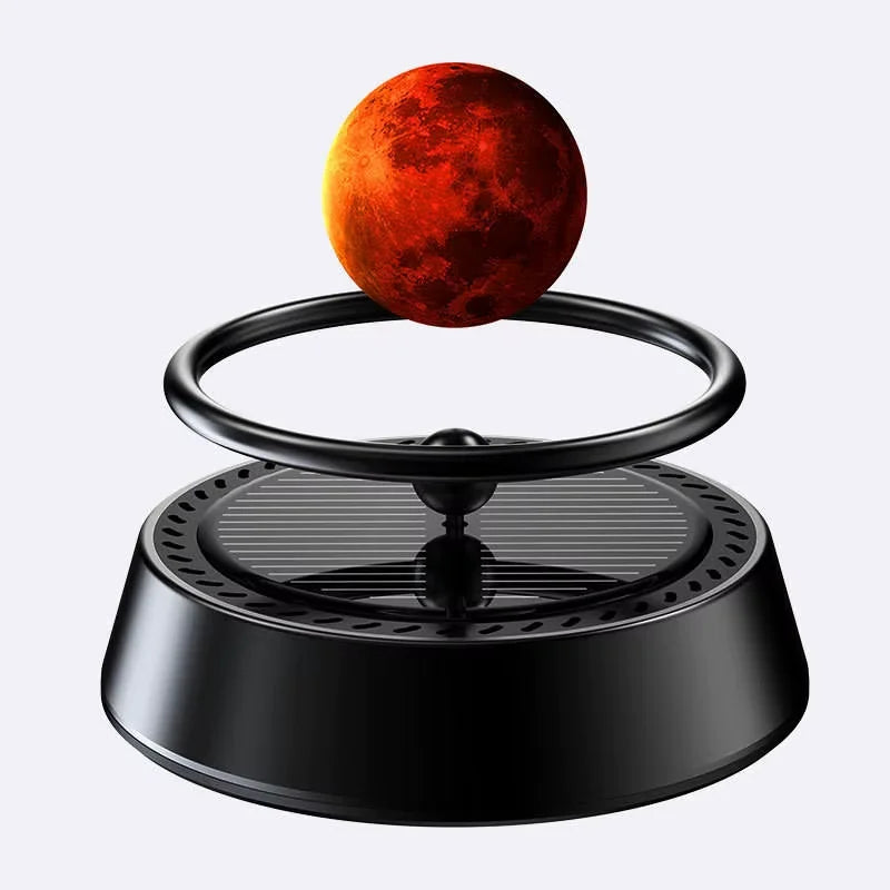 Mars Themed Creative Ornament Car & Desktop Decor Rotating Planet Model