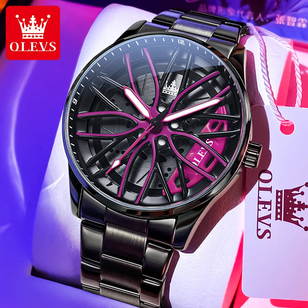 OLEVS Men Sport Waterproof Quartz Watches