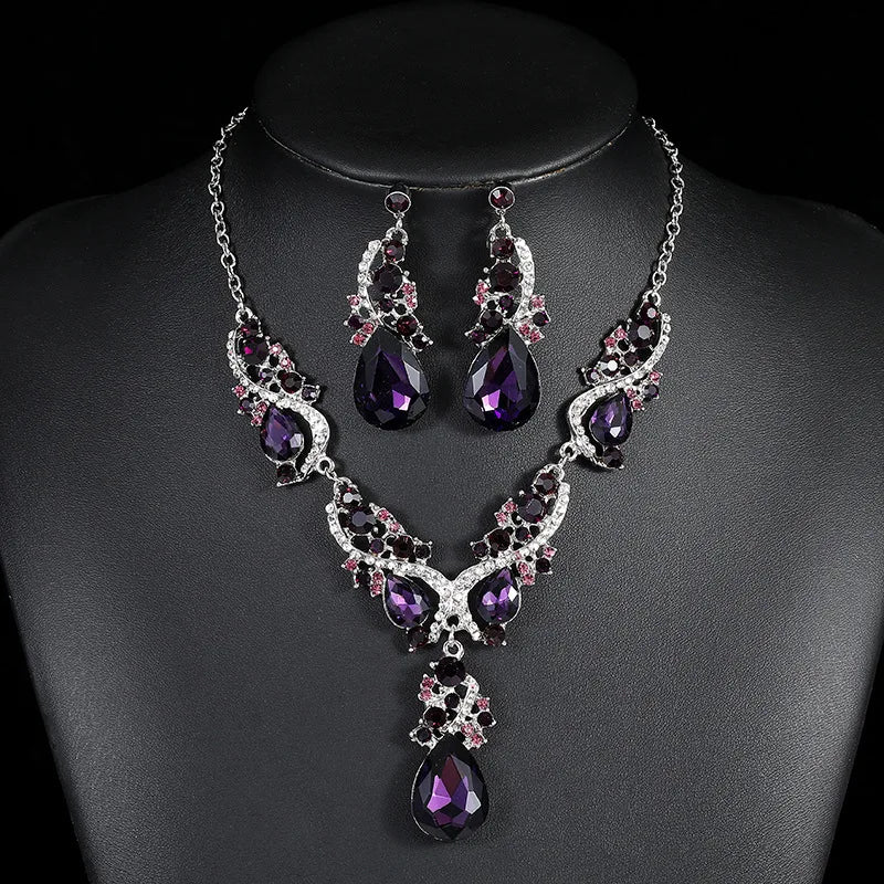 Bridal Jewelry Earrings and Necklace