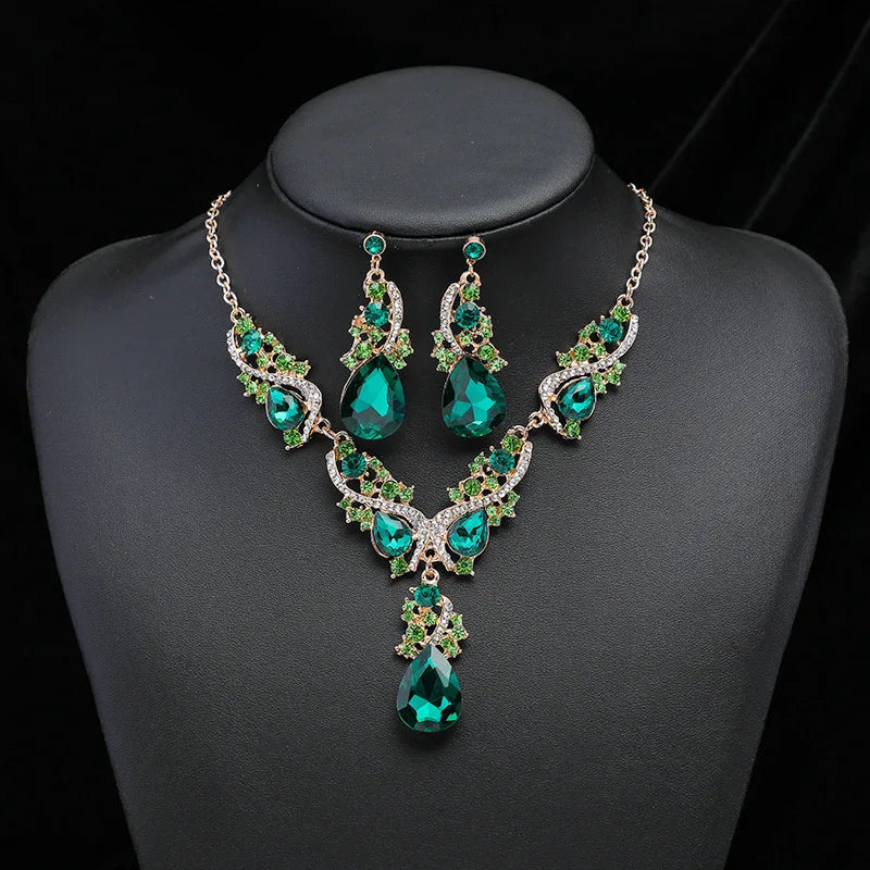Bridal Jewelry Earrings and Necklace