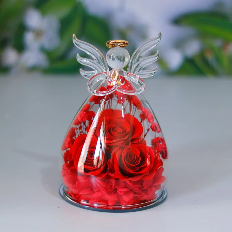 Hot Selling Angel Eternal Flower Preserved Rose Gift