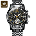OLEVS Men's Automatic Mechanical Watch Tourbillon Waterproof