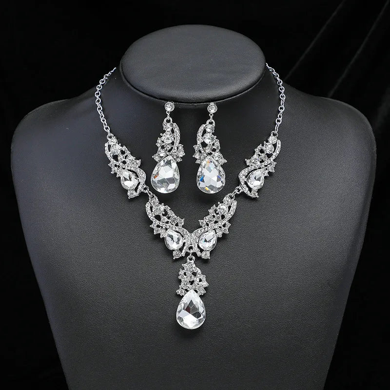 Bridal Jewelry Earrings and Necklace