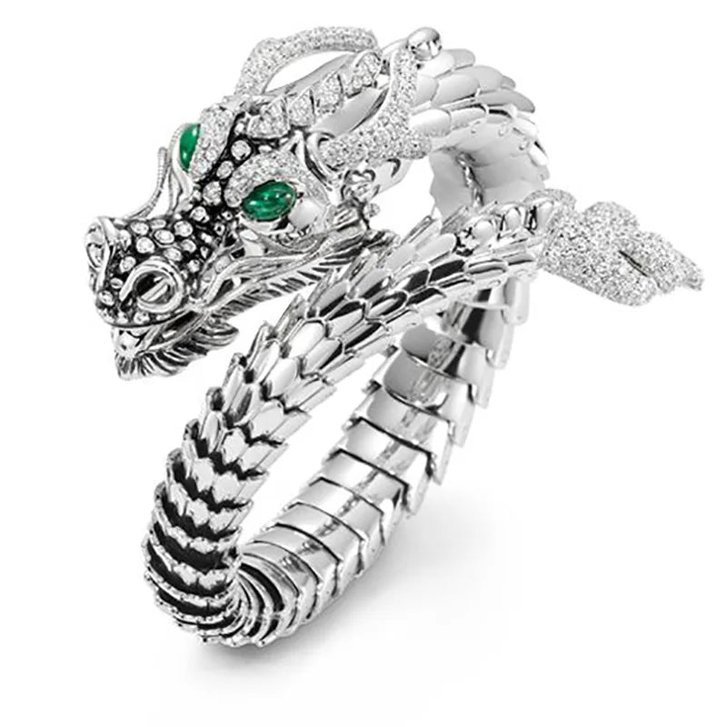 Dragon Hip Hop Classic  Adjustable Ring for Men and Women Engagement Gift