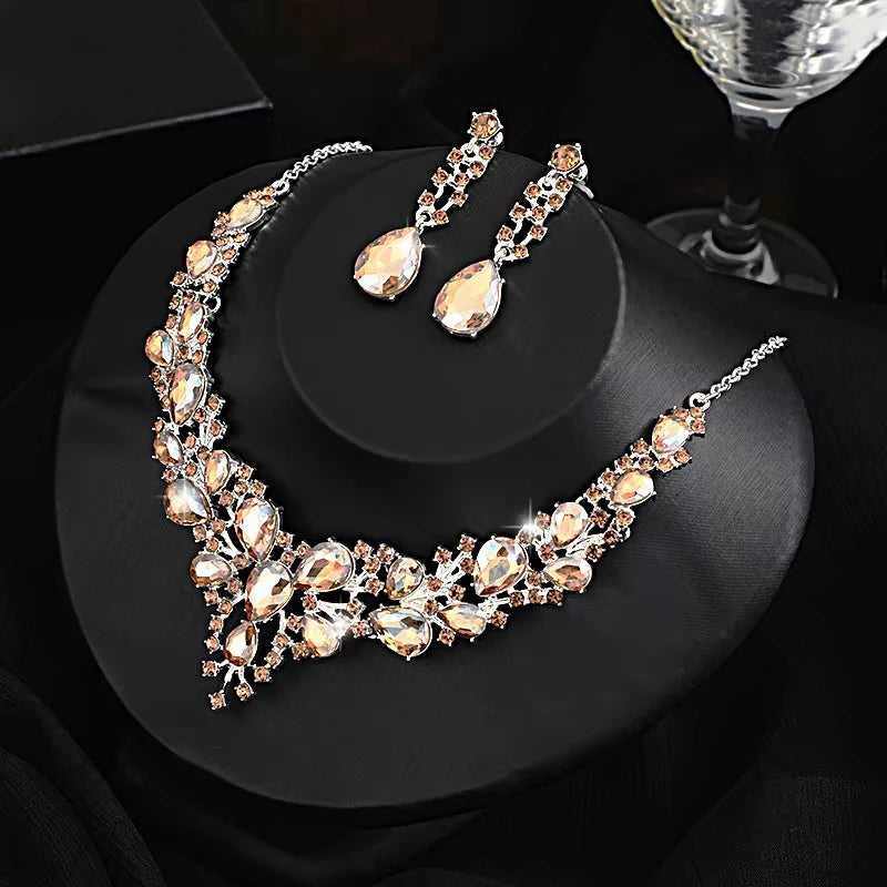 Bridal Jewelry Sets Earrings Necklace Set Bridal Gift