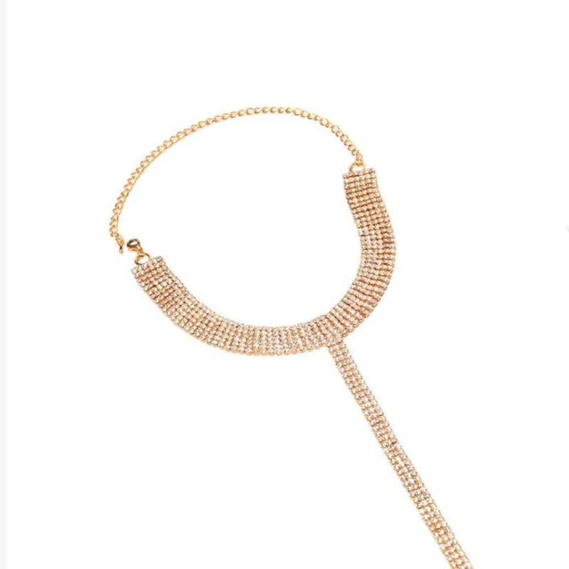 Women Body Chain Necklaces Choker Waist Chain