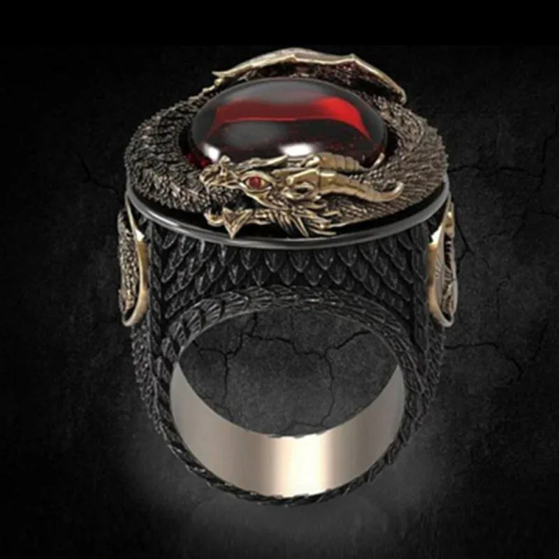 Dragon Design Classic Ring for Women