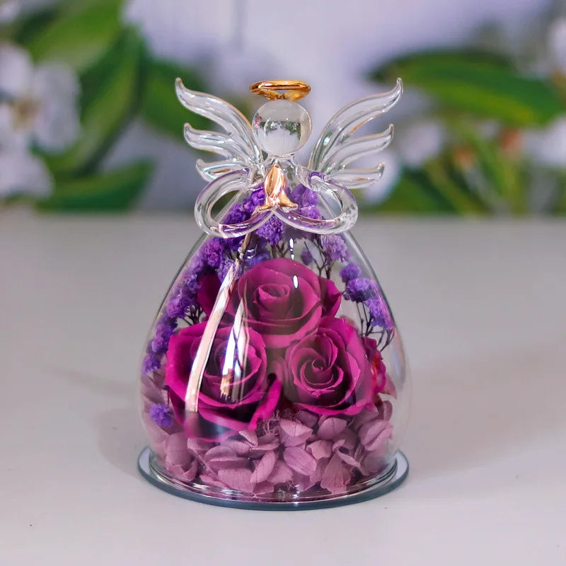 Hot Selling Angel Eternal Flower Preserved Rose Gift