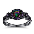 Butterfly Bow Flower Ring for Women Chic Cute Colorful Fashion Statement Jewelry Gift