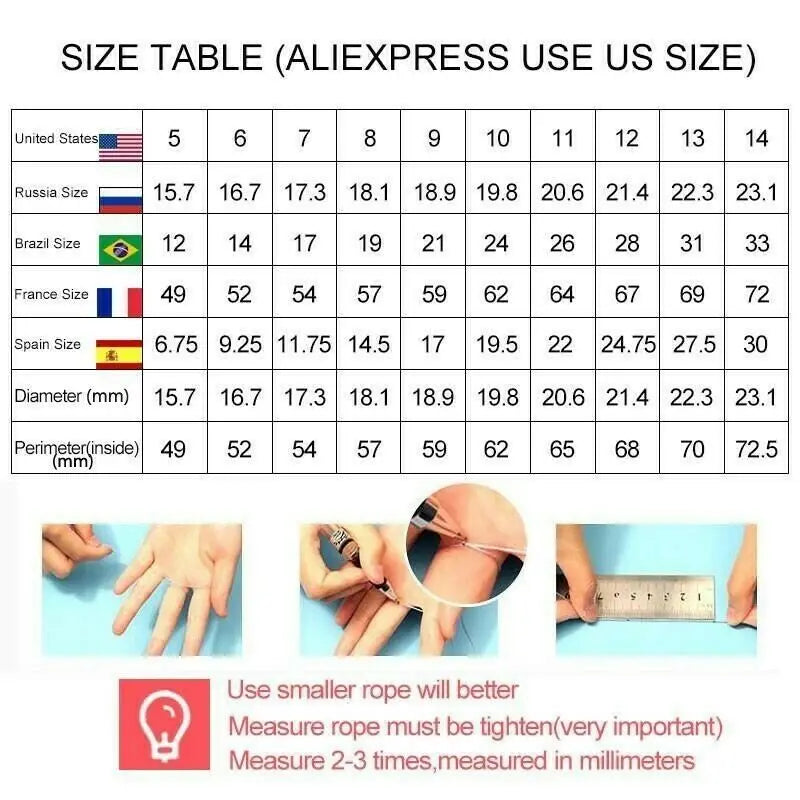 Charm Couple Rings Romantic Women Red Rhinestones Rings Set Trendy Men Stainless Steel Celtic Dragon Rings Wedding Band Jewelry
