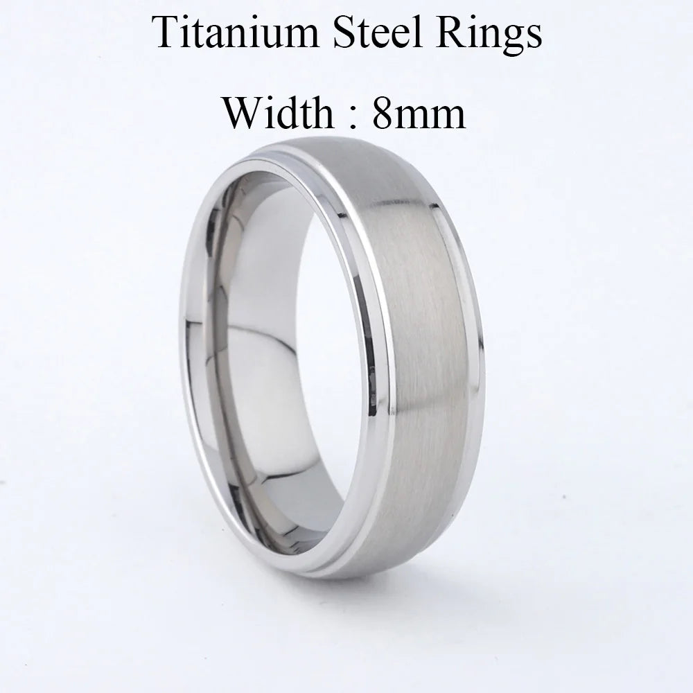 Titanium Rings for Men Wedding Bands or Anniversary Gifts