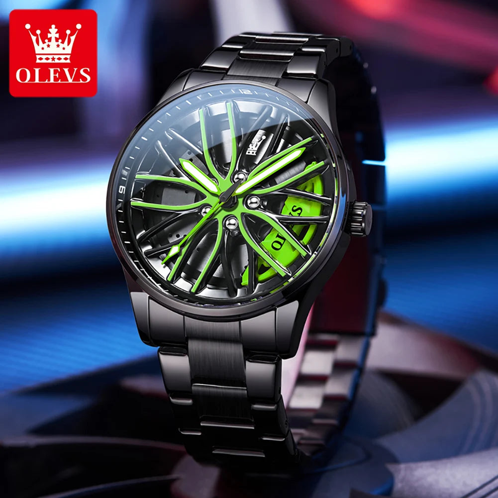 OLEVS Men Sport Waterproof Quartz Watches