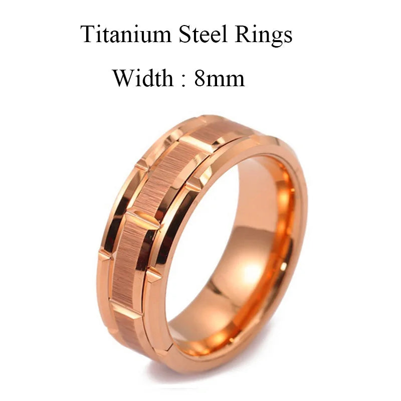 Titanium Rings for Men Wedding Bands or Anniversary Gifts