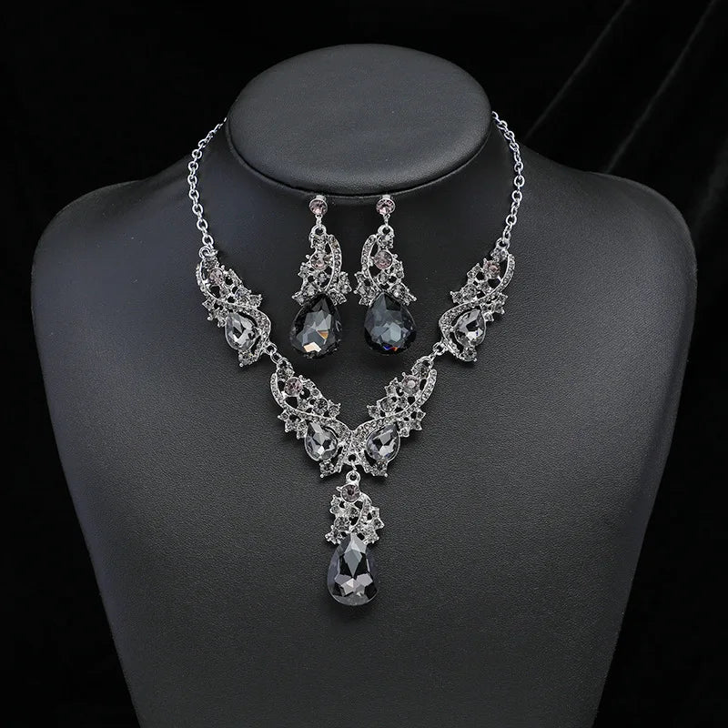 Bridal Jewelry Earrings and Necklace