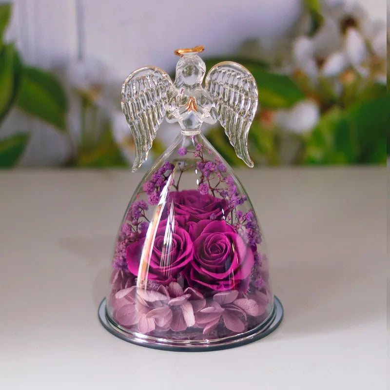 Hot Selling Angel Eternal Flower Preserved Rose Gift