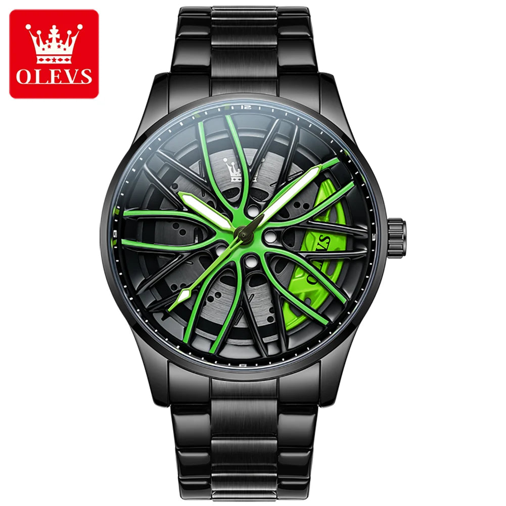 OLEVS Men Sport Waterproof Quartz Watches