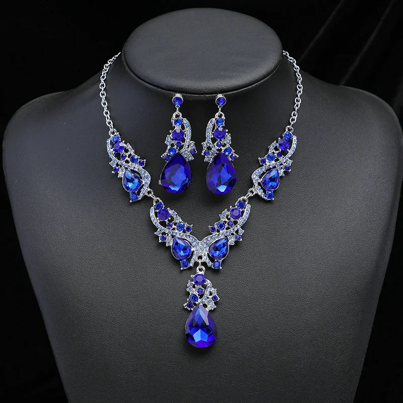 Bridal Jewelry Earrings and Necklace