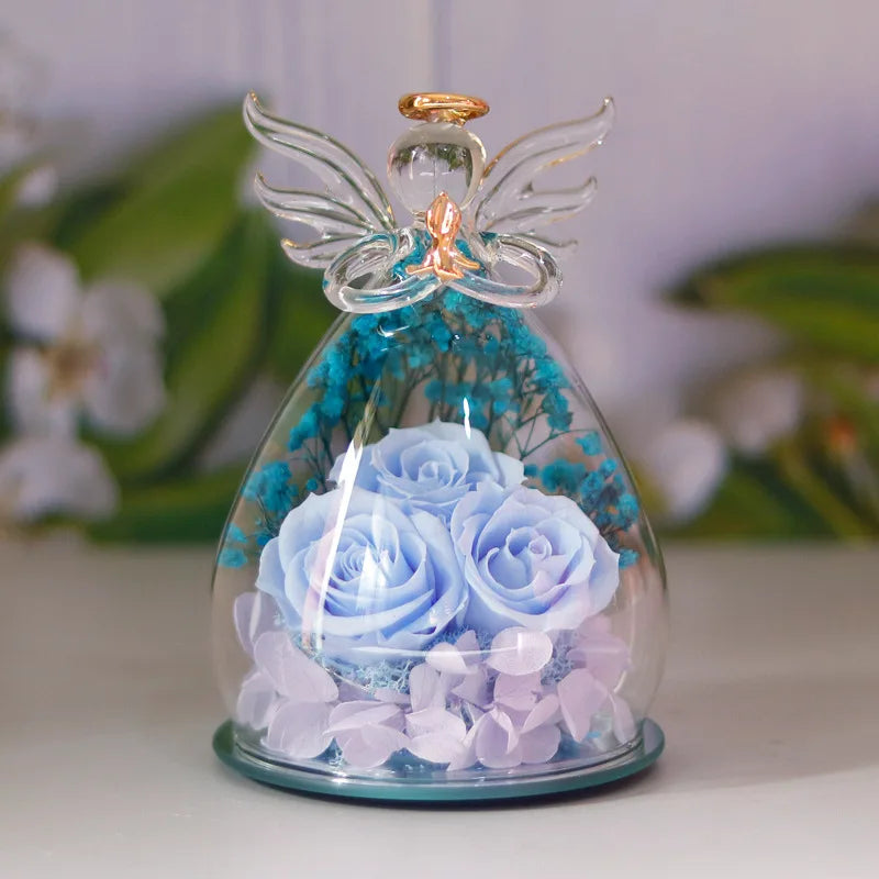 Hot Selling Angel Eternal Flower Preserved Rose Gift