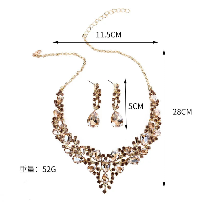 Bridal Jewelry Sets Earrings Necklace Set Bridal Gift