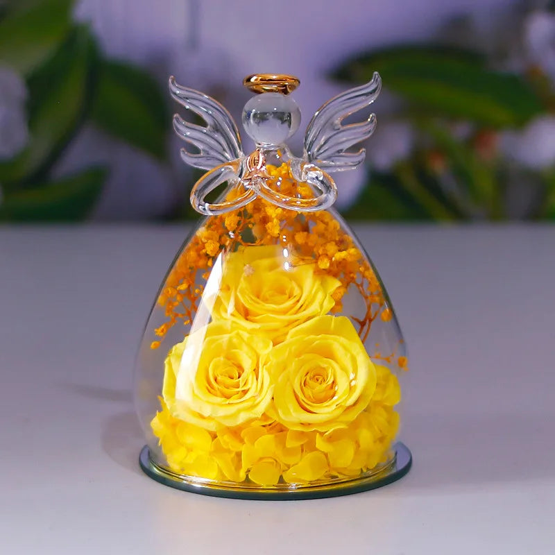 Hot Selling Angel Eternal Flower Preserved Rose Gift