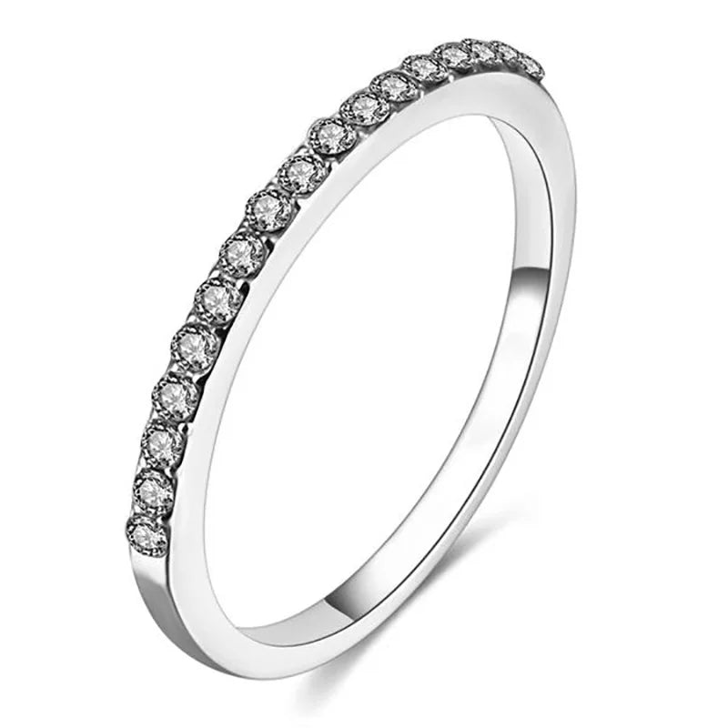 Minimalist Ring For Women Sparkle Accent Versatile Index Finger Fashion Jewelry