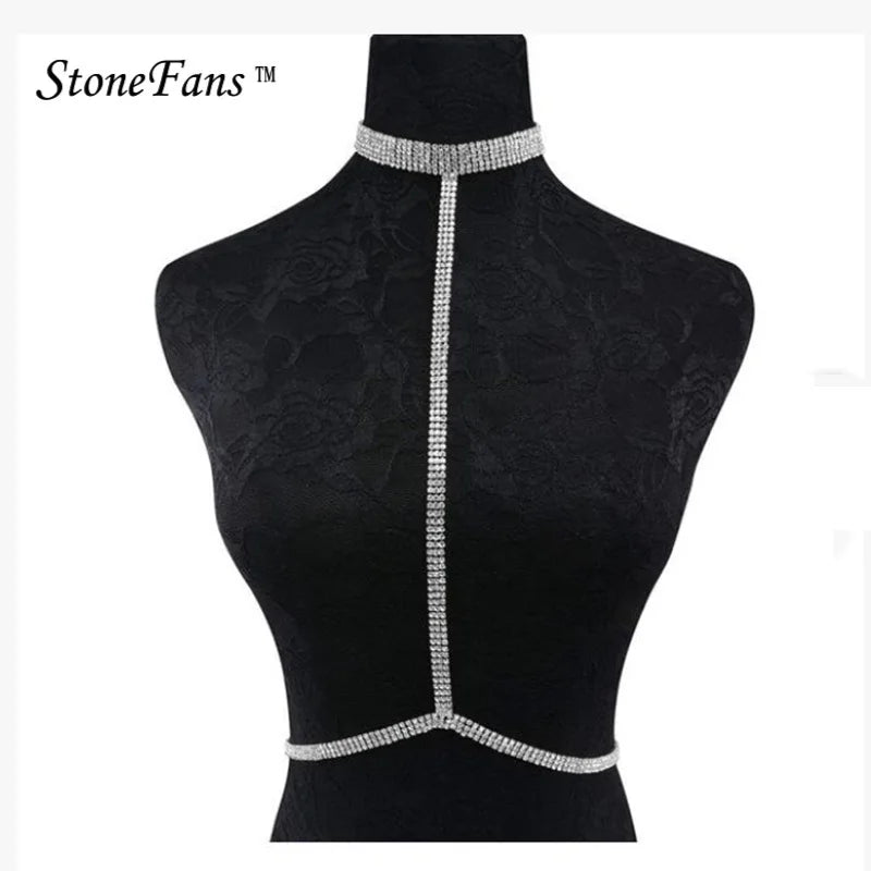 Women Body Chain Necklaces Choker Waist Chain