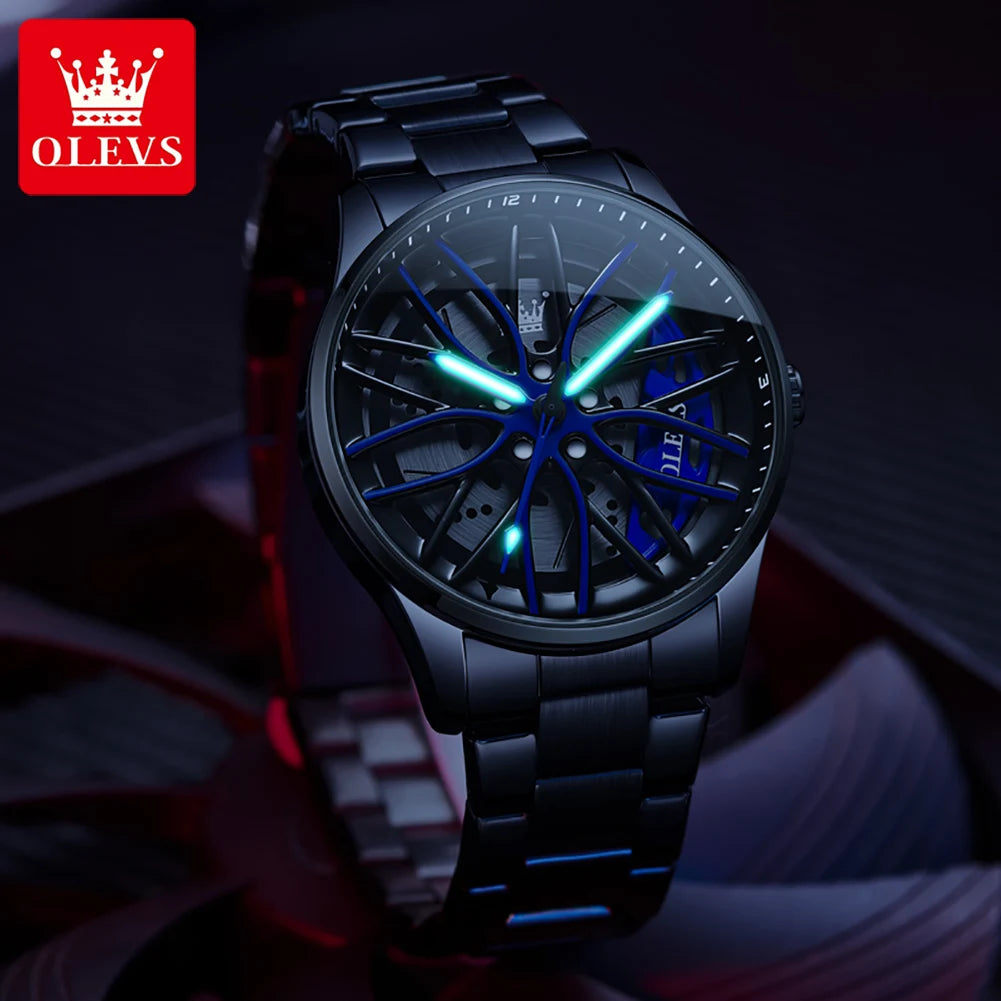 OLEVS Men Sport Waterproof Quartz Watches