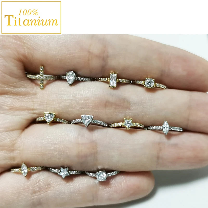 16g Daith Helix Piercing Earrings or Nasal Septum