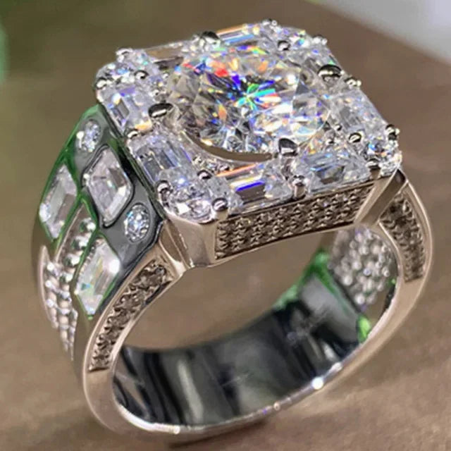Square Wedding/Engagement Rings