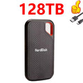 Huge Capacity Portable SSD 128TB High Speed External Hard Drive 1TB Hard Disk 2TB 4TB USB 3.1 Storage Device for Laptop/PC/Phone
