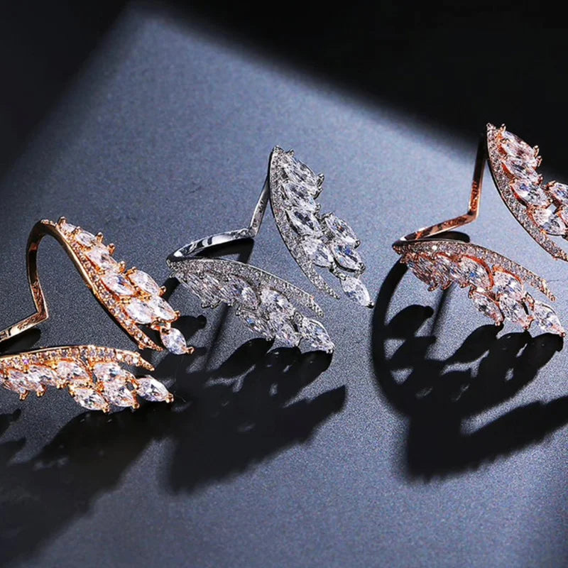 Angel Wings Rings for Women's wedding/engagement Band