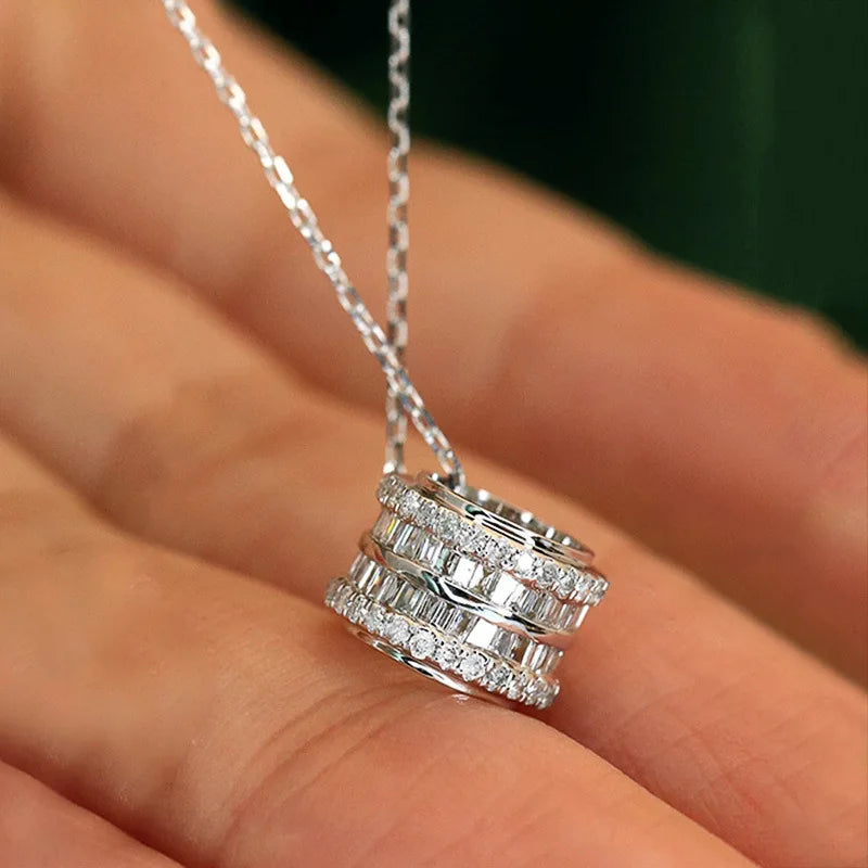 Tri-ring Necklace for Women,