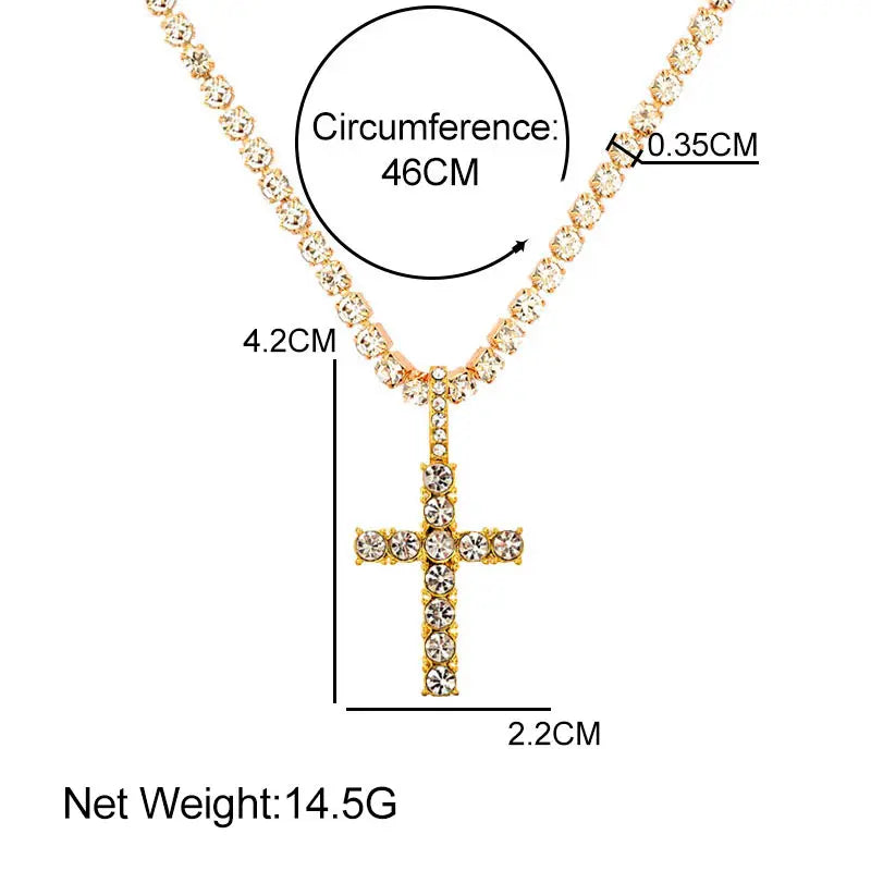 Cuban Link Chain Necklaces Couple Jewelry