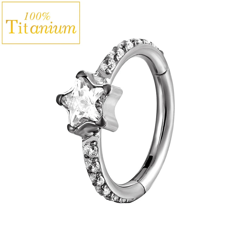 16g Daith Helix Piercing Earrings or Nasal Septum