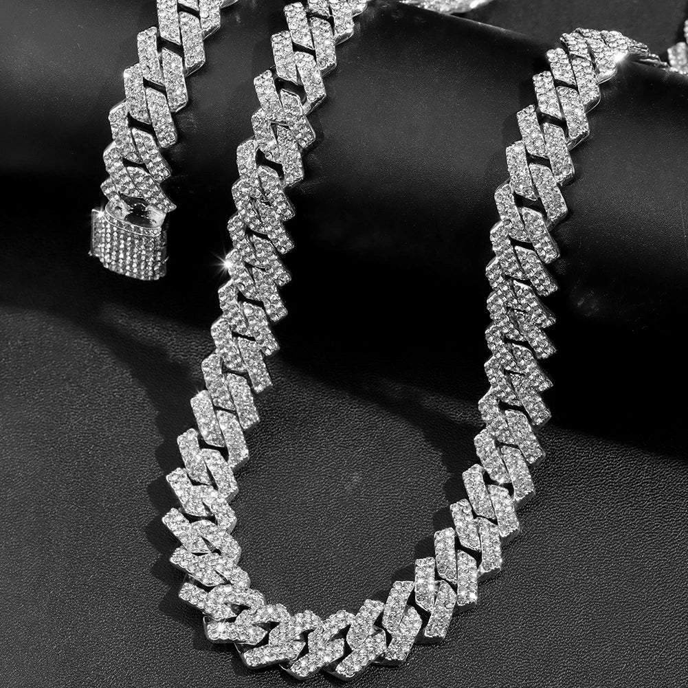 Cuban Link Chain Necklaces Couple Jewelry