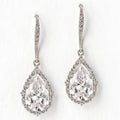 Tear Drop Earrings for Wedding or Engagement