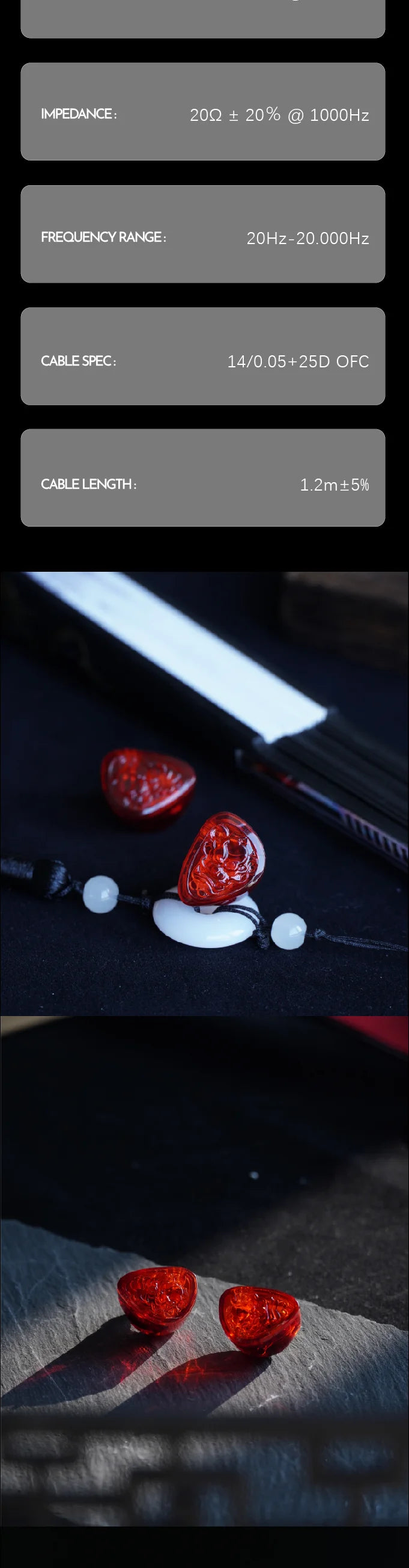 TANGZU WANER SG 2 Red Lion Edition 10mm PET Single Dynamic In-Ear Earphones with Silicone Storage Bag and Sancai Wide Bore