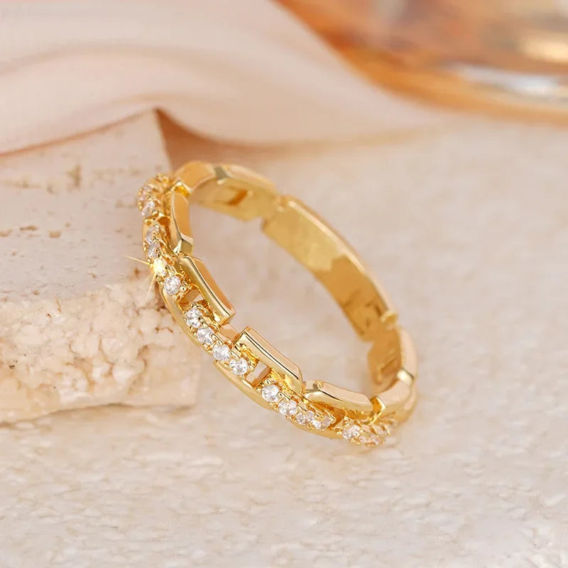 Buckle Design Female Wedding band