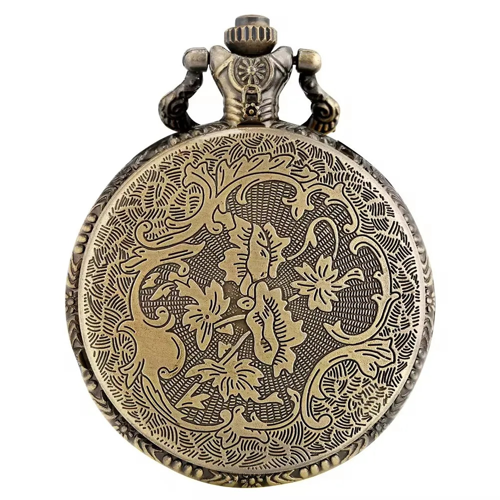 Truck  Steampunk Quartz Pocket Watch For Men