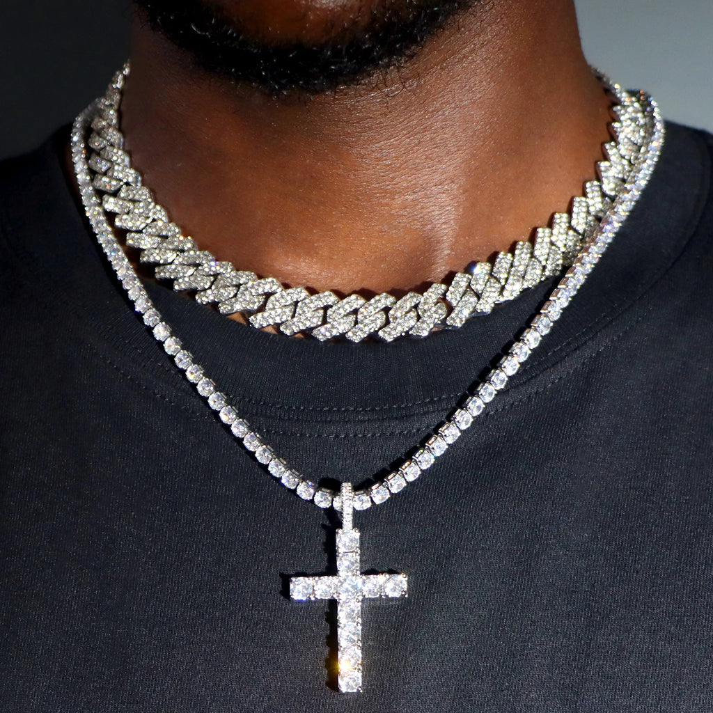 Cuban Link Chain Necklaces Couple Jewelry