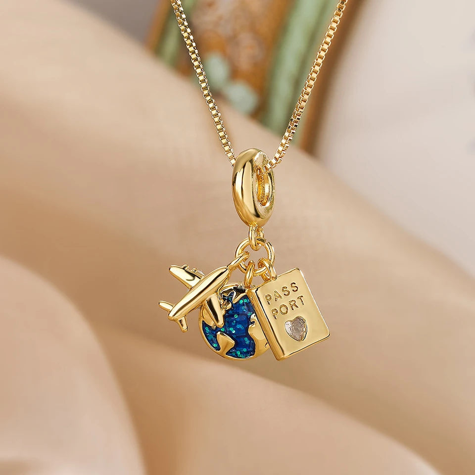 Star Series Necklace Planet Moon Astronaut Pendant Necklaces