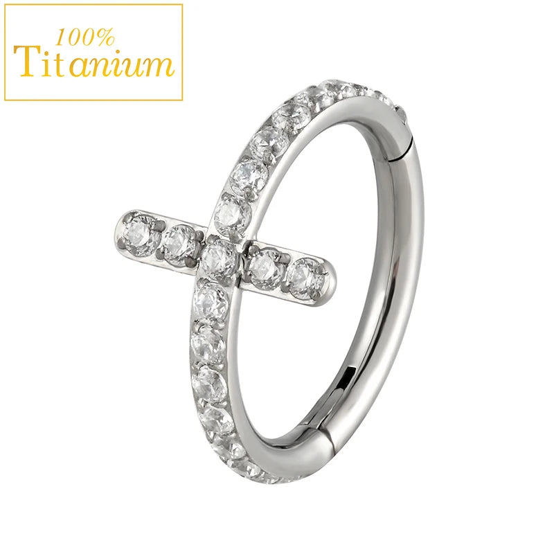 16g Daith Helix Piercing Earrings or Nasal Septum