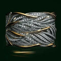 Two Tone Personality Women's Ring