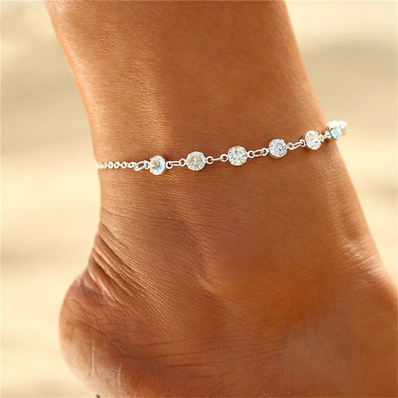 Anklets for Women Heart shaped Leg Chain
