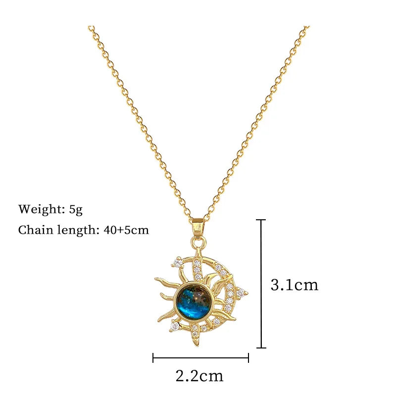 Star Series Necklace Planet Moon Astronaut Pendant Necklaces