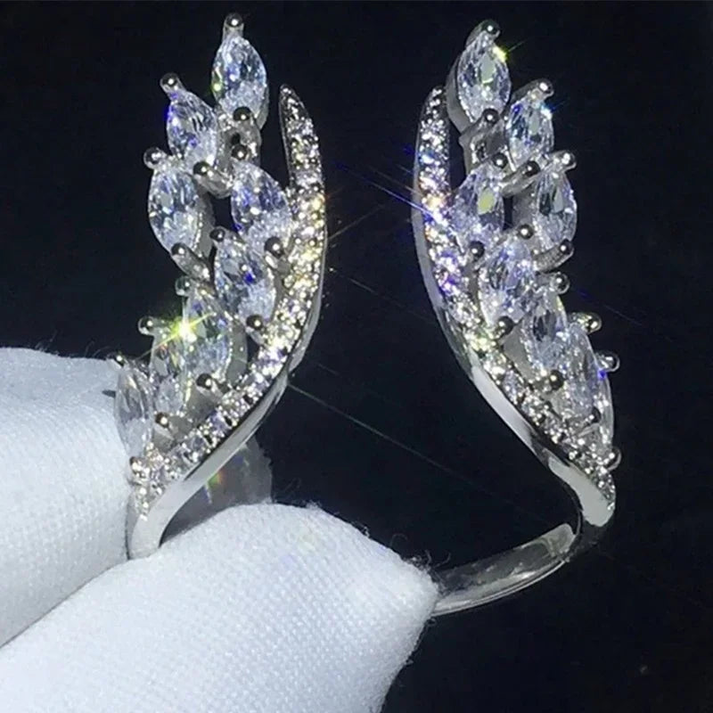 Angel Wings Rings for Women's wedding/engagement Band